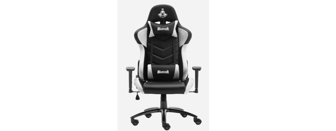 Ghế Gamer Warrior Raider Series Black/White (WGC206) có kết cấu khung kim loại chắc chắn